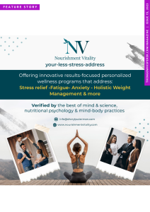 Nourishment Vitality Online Health Education Platform 